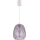 Brilagi - Lampadario LED a cavo RETRO GLASS 1xE27/60W/230V Ø 26 cm bianco/grigio fumé