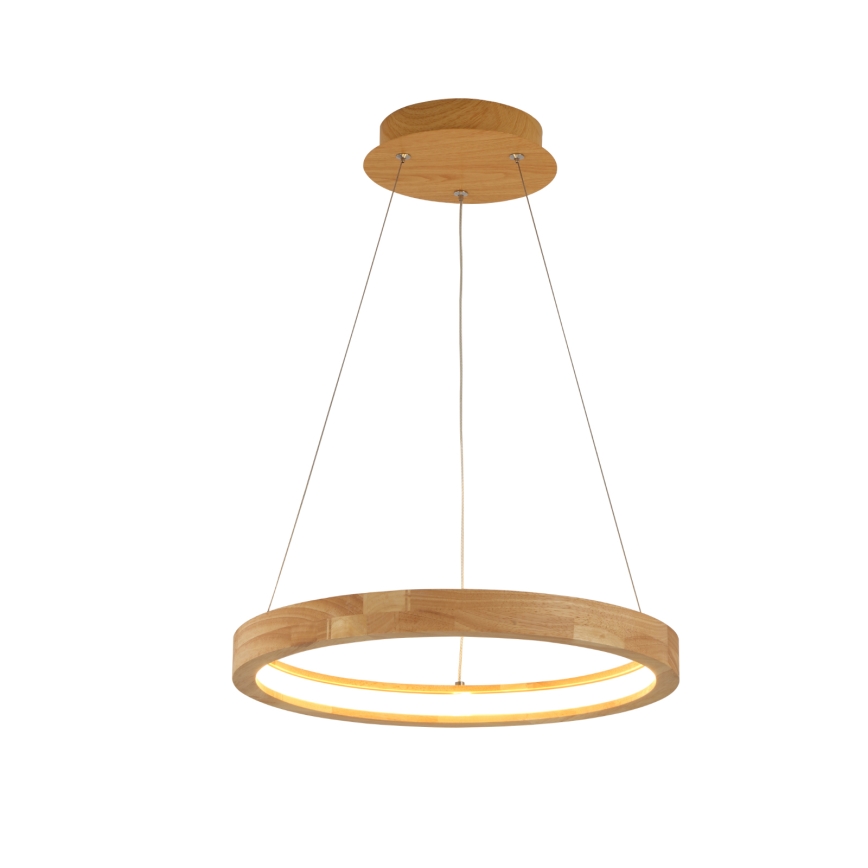 Brilagi - Lampadario LED a cavo UMEA WOOD LED/30W/230V Ø 40 cm legno di Hevea