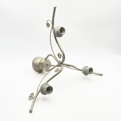 Brilagi - Lampadario LED a montaggio superficiale ANTICO 3xE27/60W/230V patina bianca