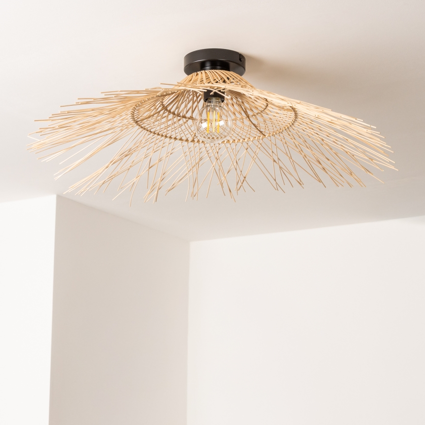 Brilagi - Lampadario LED a montaggio superficiale CERIA BOHO, 1xE27/40W/230V, Ø 100 cm, bambù