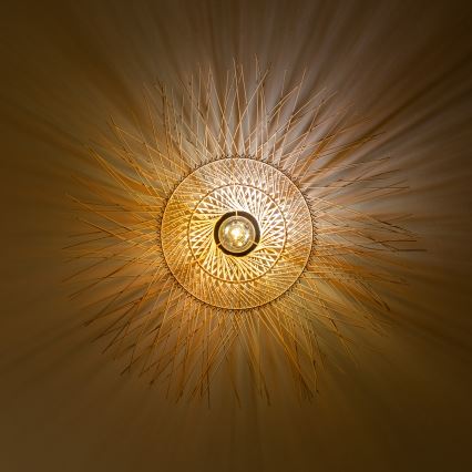 Brilagi - Lampadario LED a montaggio superficiale CERIA BOHO, 1xE27/40W/230V, Ø 100 cm, bambù