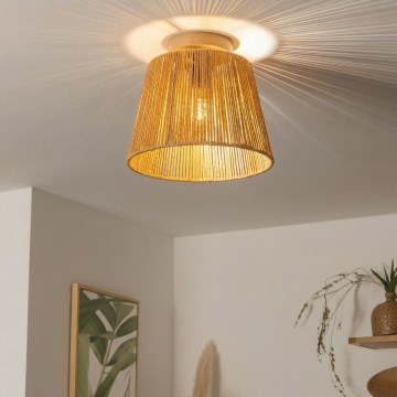 Brilagi - Lampadario LED a montaggio superficiale CERIA BOHO 1xE27/40W/230V Ø 28 cm marrone/rovere