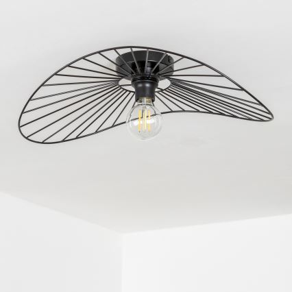 Brilagi - Lampadario LED a montaggio superficiale CERIA WIRE 1xE27/40W/230V 40x56 cm nero