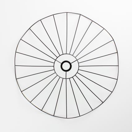 Brilagi - Lampadario LED a montaggio superficiale CERIA WIRE 1xE27/40W/230V Ø 60 cm nero/rovere