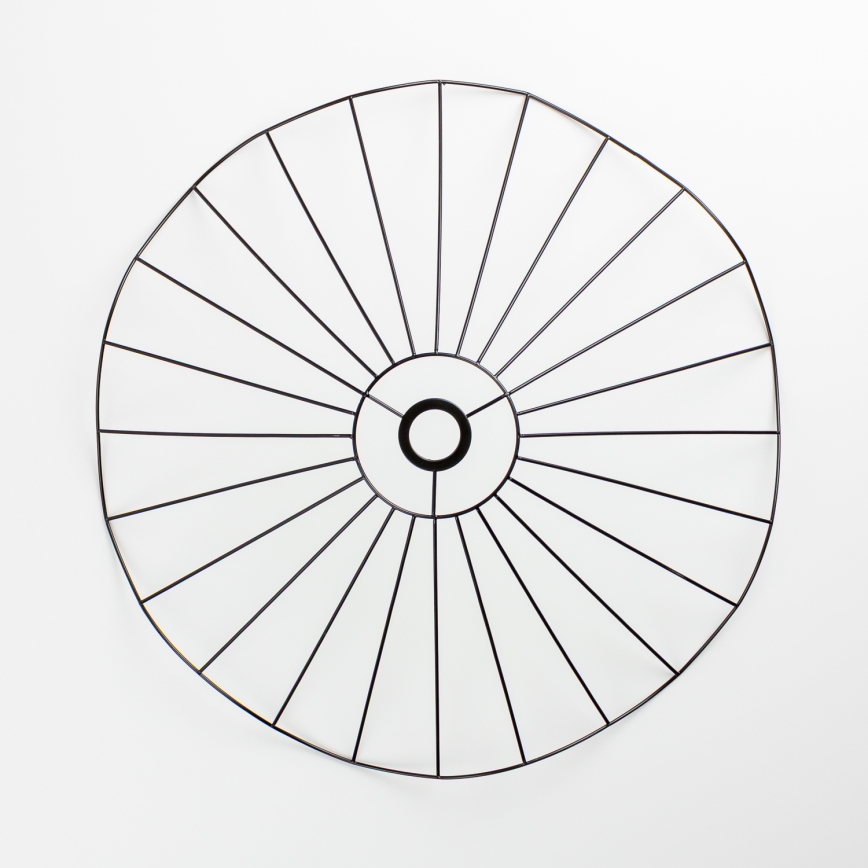 Brilagi - Lampadario LED a montaggio superficiale CERIA WIRE 1xE27/40W/230V Ø 60 cm nero/rovere