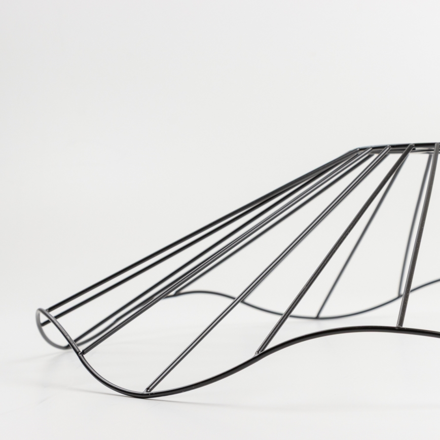 Brilagi - Lampadario LED a montaggio superficiale CERIA WIRE 1xE27/40W/230V Ø 60 cm nero/rovere