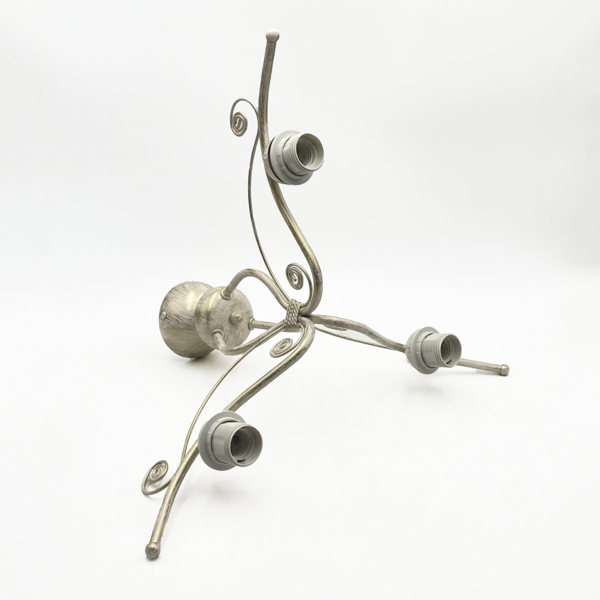 Brilagi - Lampadario LED a plafone ANTICO 3xE27/60W/230V 3000K finitura bianco patinato