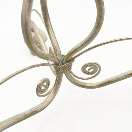 Brilagi - Lampadario LED a plafone ANTICO 3xE27/60W/230V 3000K finitura bianco patinato