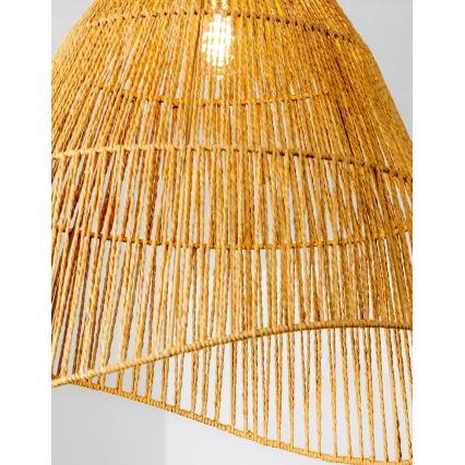 Brilagi - Lampadario LED a plafone CERIA BOHO 1xE27/40W/230V Ø 50 cm marrone