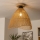Brilagi - Lampadario LED a plafone CERIA BOHO 1xE27/40W/230V Ø 50 cm marrone/rovere