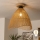 Brilagi - Lampadario LED a plafone CERIA BOHO 1xE27/40W/230V Ø 70 cm marrone/rovere