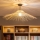 Brilagi - Lampadario LED a plafone CERIA BOHO 1xE27/60W/230V Ø 70 cm nero/beige