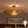 Brilagi - Lampadario LED a plafone CERIA BOHO 1xE27/60W/230V Ø 70 cm nero/marrone