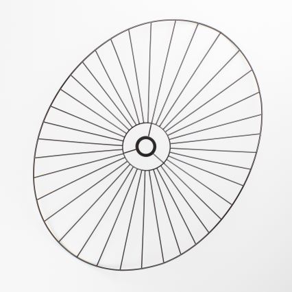 Brilagi - Lampadario LED a plafone CERIA WIRE 1xE27/40W/230V 60x80 cm nero/rovere