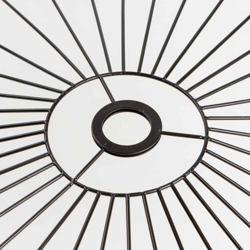 Brilagi - Lampadario LED a plafone CERIA WIRE 1xE27/40W/230V 60x80 cm nero/rovere