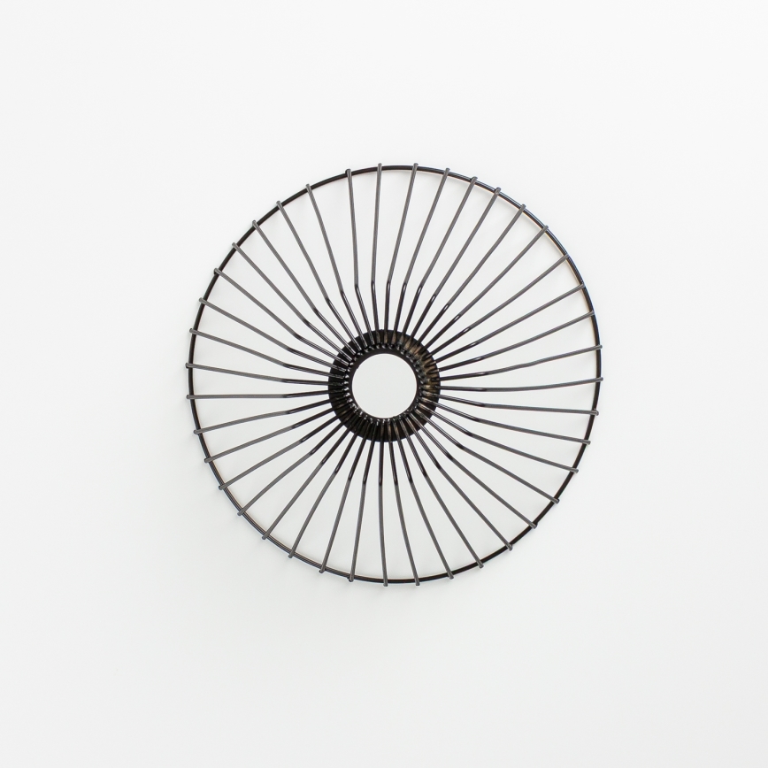 Brilagi - Lampadario LED a plafone CERIA WIRE 1xE27/40W/230V Ø 30 cm nero