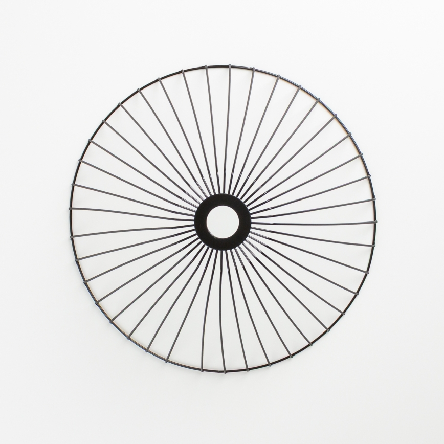 Brilagi - Lampadario LED a plafone CERIA WIRE 1xE27/40W/230V Ø 45 cm nero/rovere