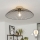 Brilagi - Lampadario LED a plafone CERIA WIRE 1xE27/40W/230V Ø 60 cm nero/rovere
