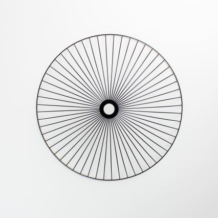 Brilagi - Lampadario LED a plafone CERIA WIRE 1xE27/40W/230V Ø 60 cm nero/rovere