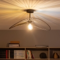 Brilagi - Lampadario LED a plafone CERIA WIRE 1xE27/60W/230V 40x56 cm nero/bronzo