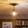 Brilagi - Lampadario LED a plafone CERIA WIRE 1xE27/60W/230V Ø 21 cm nero