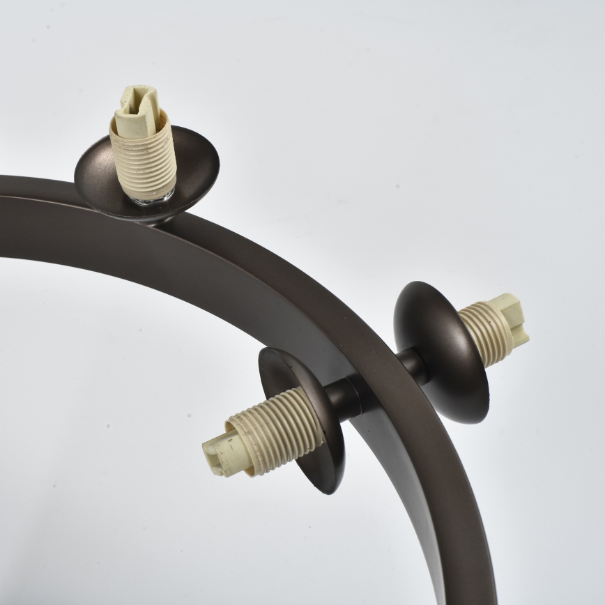 Brilagi - Lampadario LED a plafone MILLA 10xG9/3W/230V marrone/marrone fumé