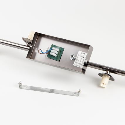 Brilagi - Lampadario LED a plafone MILLA 4xG9/3W/230V nero cromato/fumé