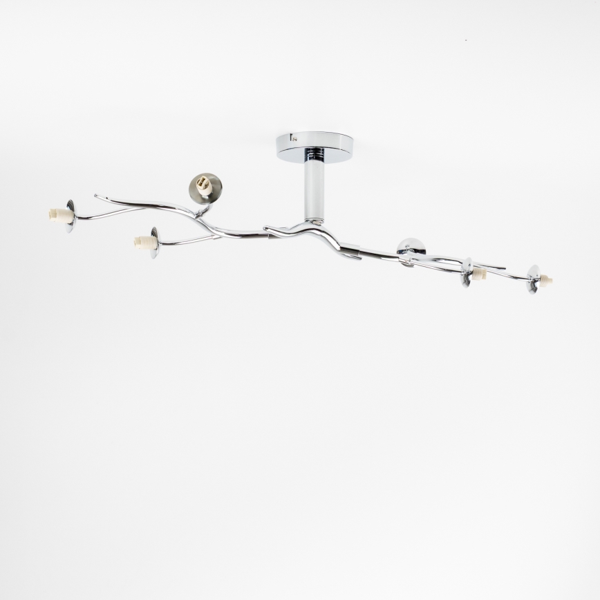 Brilagi - Lampadario LED a plafone MISTEL 6xG9/3W/230V nero cromato/fumé