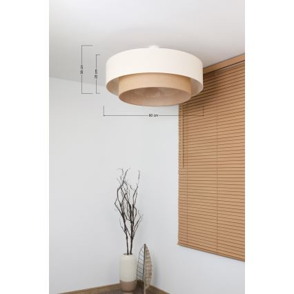 Brilagi - Lampadario LED a plafone Stile BOHO 3xE27/45W/230V Ø 80 cm