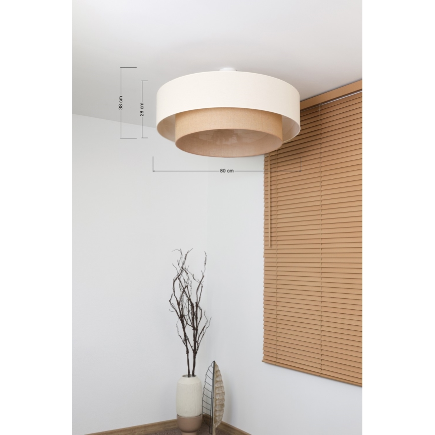 Brilagi - Lampadario LED a plafone Stile BOHO 3xE27/45W/230V Ø 80 cm