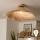 Brilagi - Lampadario LED a soffitto CERIA BOHO 1xE27/40W/230V Ø 100 cm rattan/rovere