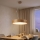 Brilagi - Lampadario LED a sospensione CARVALHO MODERN 3xE27/60W/230V rovere Ø 47,5 cm