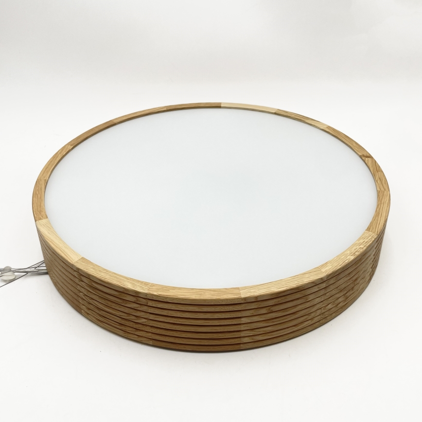 Brilagi - Lampadario LED a sospensione CARVALHO MODERN 3xE27/60W/230V rovere Ø 47,5 cm