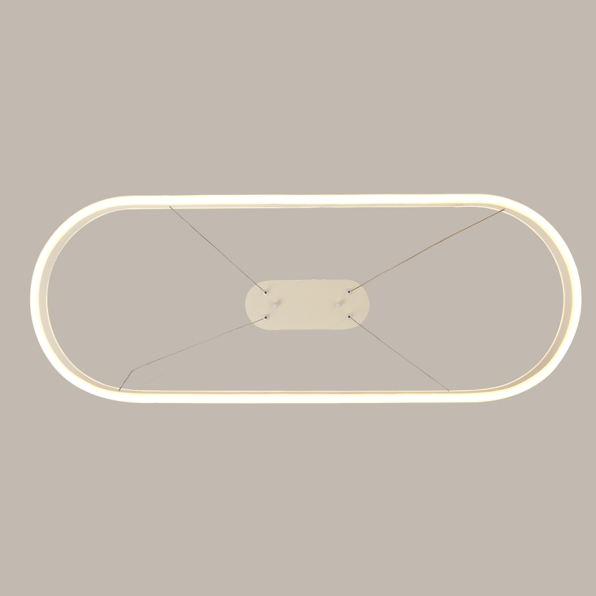 Brilagi - Lampadario LED a sospensione con cavi PONDIE LED/45W/230V 80x30 cm bianco