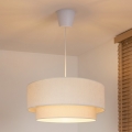 Brilagi - Lampadario LED a sospensione con cavo BOHO ECO 1xE27/10W/230V Ø 40 cm colore crema