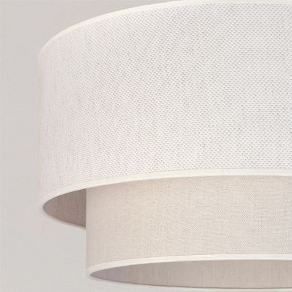 Brilagi - Lampadario LED a sospensione con cavo BOHO ECO 1xE27/10W/230V Ø 40 cm colore crema