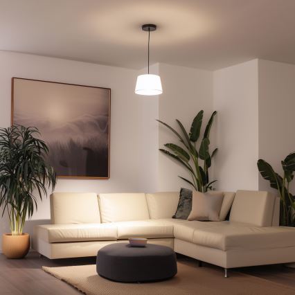 Brilagi - Lampadario LED a sospensione con cavo CERIA 1xE27/40W/230V Ø 25 cm bianco