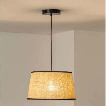 Brilagi - Lampadario LED a sospensione con cavo CERIA 1xE27/40W/230V Ø 35 cm beige
