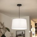 Brilagi - Lampadario LED a sospensione con cavo CERIA 1xE27/40W/230V Ø 45 cm bianco