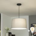 Brilagi - Lampadario LED a sospensione con cavo CERIA 1xE27/40W/230V Ø 45 cm grigio