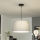 Brilagi - Lampadario LED a sospensione con cavo CERIA 1xE27/40W/230V Ø 45 cm grigio