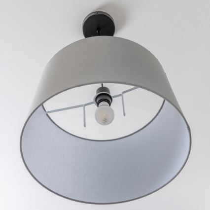 Brilagi - Lampadario LED a sospensione con cavo CERIA 1xE27/40W/230V Ø 45 cm grigio