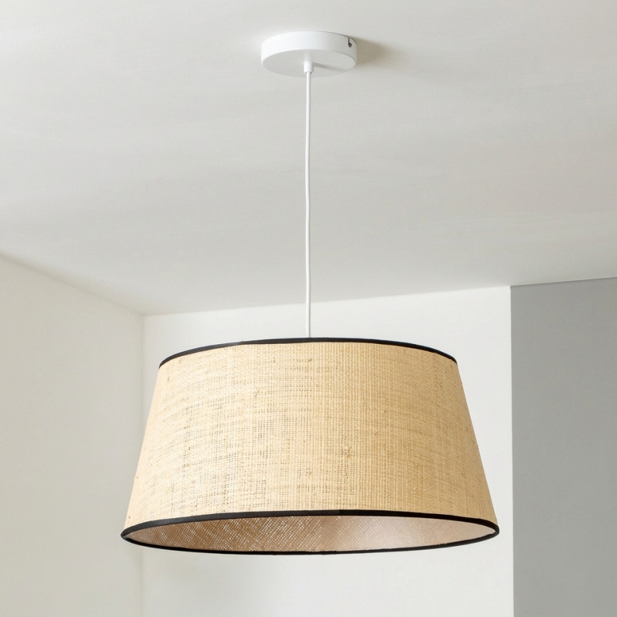 Brilagi - Lampadario LED a sospensione con cavo CERIA 1xE27/40W/230V Ø 50 cm beige
