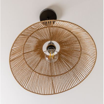 Brilagi - Lampadario LED a sospensione con cavo CERIA BOHO 1x E27/40W/230V Ø 50 cm marrone