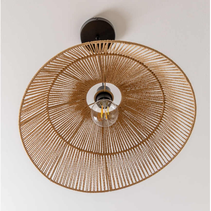 Brilagi - Lampadario LED a sospensione con cavo CERIA BOHO 1x E27/40W/230V Ø 50 cm marrone