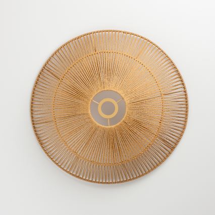 Brilagi - Lampadario LED a sospensione con cavo CERIA BOHO 1x E27/40W/230V Ø 50 cm marrone