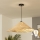 Brilagi - Lampadario LED a sospensione con cavo CERIA BOHO 1xE27/40W/230V Ø 100 cm in rattan
