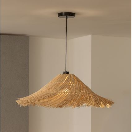 Brilagi - Lampadario LED a sospensione con cavo CERIA BOHO 1xE27/40W/230V Ø 100 cm in rattan
