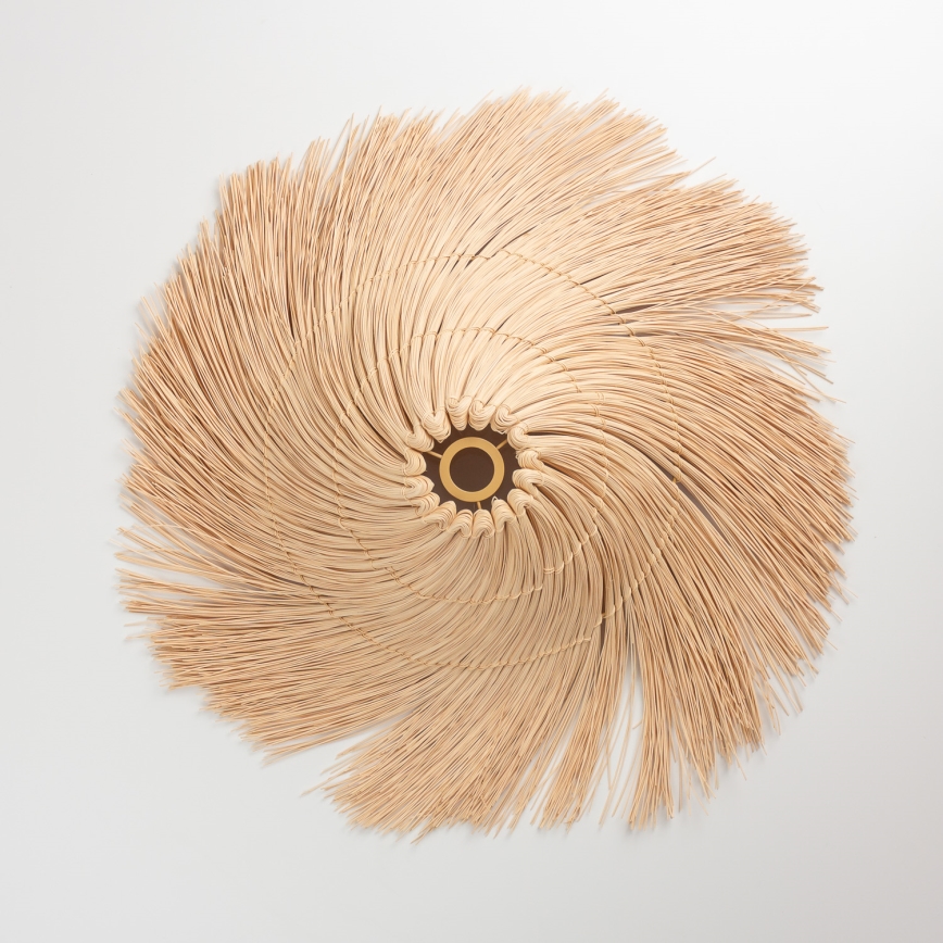 Brilagi - Lampadario LED a sospensione con cavo CERIA BOHO 1xE27/40W/230V Ø 100 cm in rattan