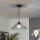 Brilagi - Lampadario LED a sospensione con cavo CERIA WIRE 1xE27/40W/230V Ø 40 cm nero